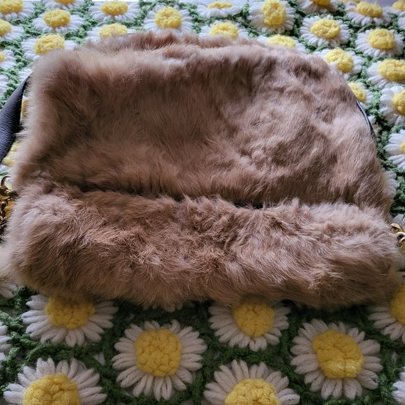 Juicy Couture 100% Rabbit Fur Bag - Picture 5 of 16